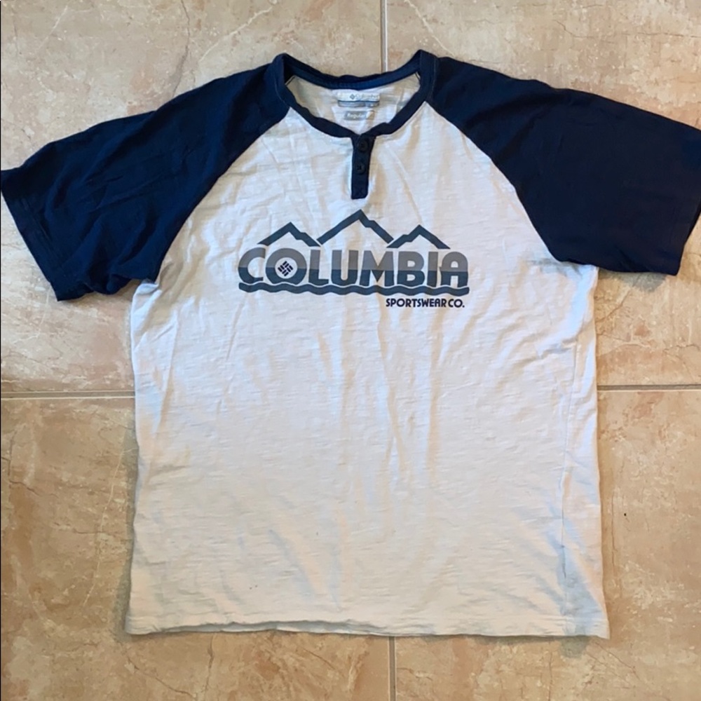 Columbia baseball tee